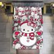 thumbnail image 1 of Hello Kitty Snowman 3 Pieces Duvet Cover Set Full Size Super Soft Fade Resistant Microfiber, 1 of 4