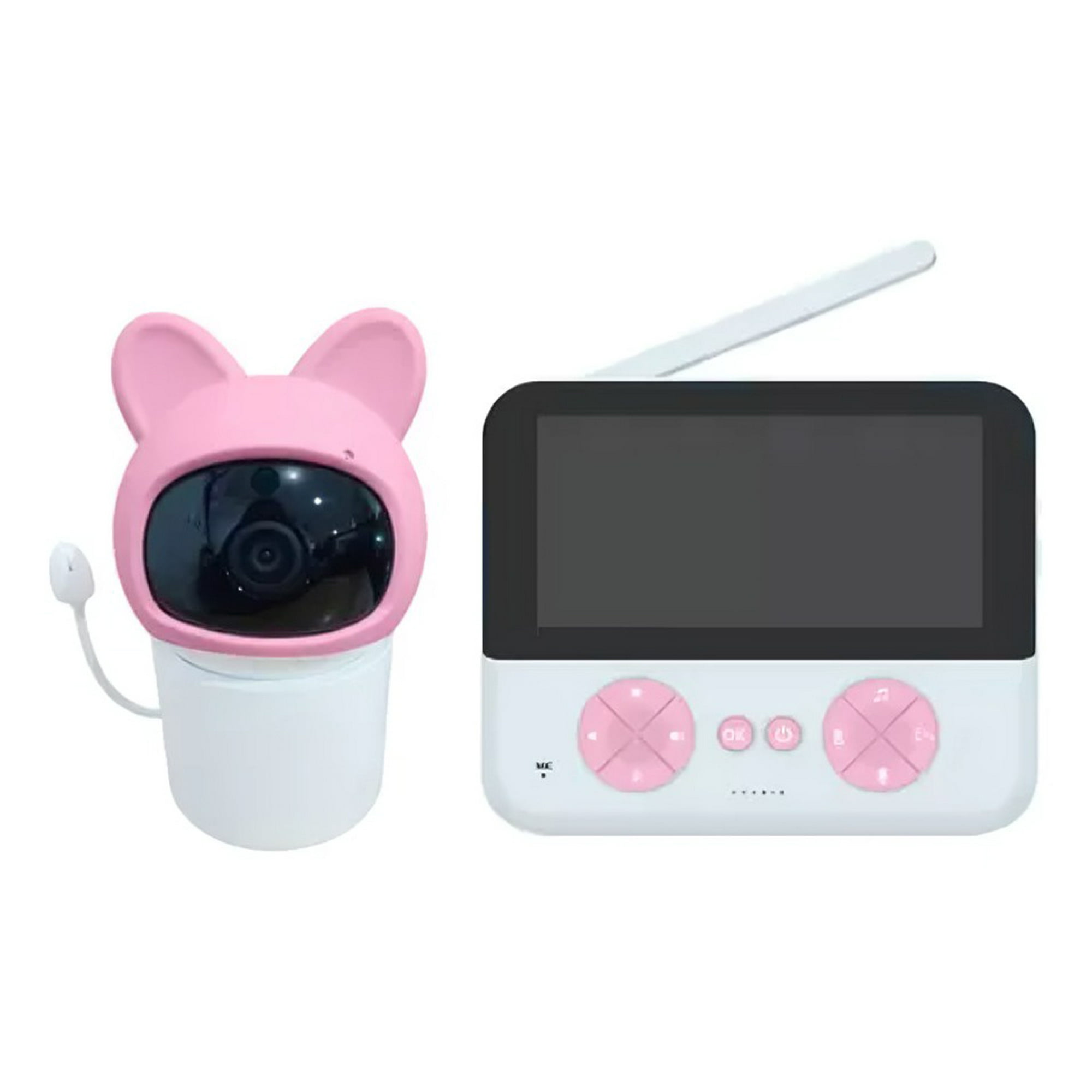 Gnerica - Cámara Monitor Vigilancia Nocturna Para Bebes Con Micrófono