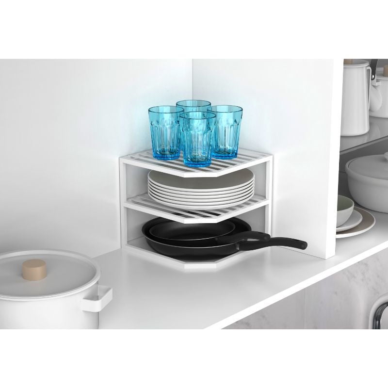 Mainstays - Estante Organizador De Esquina Blanco