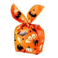 Bothyi - Bolsas De Dulces De Halloween Bolsas De Regalo De Recuerdo De Fiesta Para Celebración Fiesta De Halloween Naranja B 17Cmx10Cm