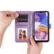 thumbnail image 3 of Funda tipo cartera FOXDOCK para Samsung Galaxy A23 4G/5G , diseño girasol en relieve, cuero PU, cierre magnético, soporte y tarjetero, 3 of 5