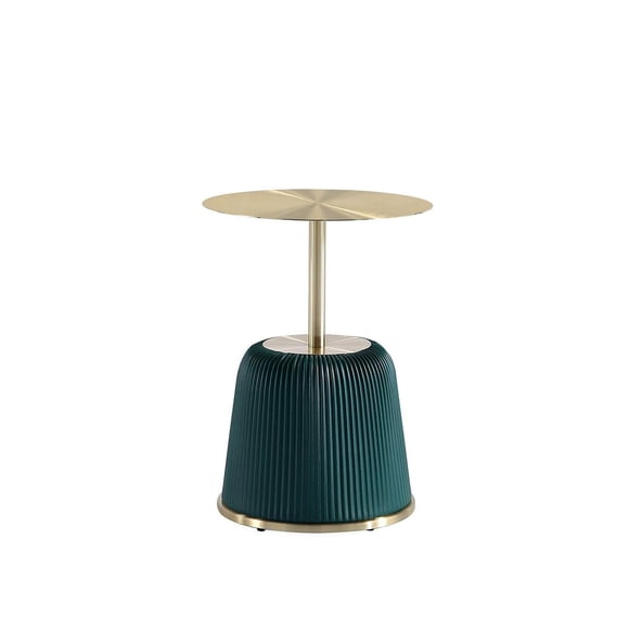 Mesa lateral moderna verde Anderson de Manhattan Comfort