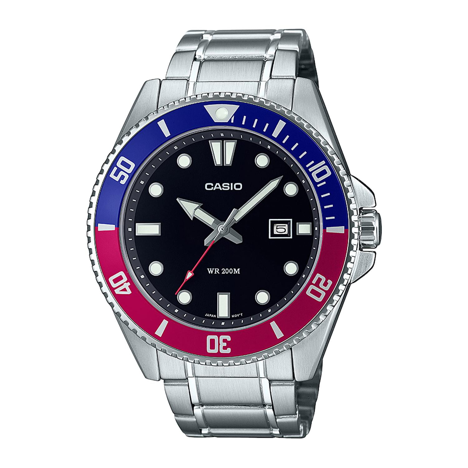 Reloj Casio Mdv-107d-1a3vdf Acero Hombre Plateado Plateado