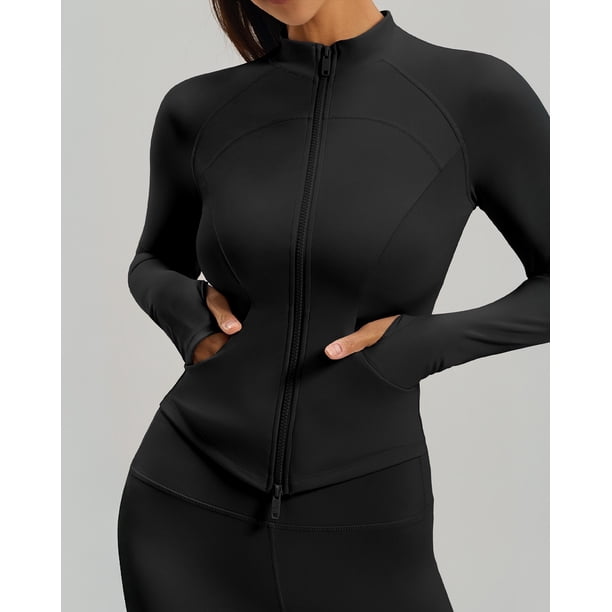 Chaqueta Fitness Mujer Entallada Cierre Pro Calidad - JYT039