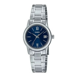 Reloj Analogo Plateado Casio Ltp-V002D-2B3