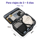thumbnail image 5 of Mochila De Viaje Belug Impermeable Expandible Antirrobo Grande Equipaje De Mano De 10 Kg, 5 of 5