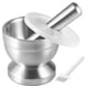 thumbnail image 1 of Mortero y maja Tera, acero inoxidable 18/8, capacidad de 250 ml, 1 of 6