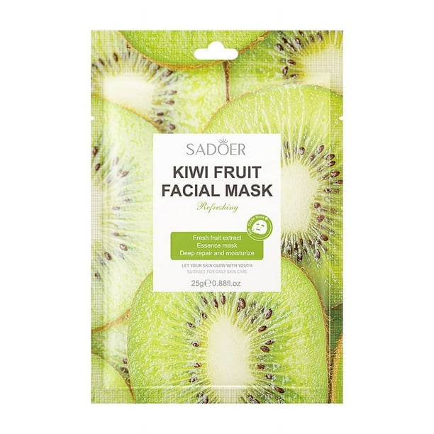 Hydrate & Moisturize Your Skin with Natural Fruit Extracts Facial Mask - 5 Types Available!