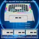 thumbnail image 5 of Ventilador de refrigeración ZAONOOL para Xbox Series S RGB Blanco, 5 of 7