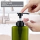 thumbnail image 4 of Dispensador de loción de plástico cuadrado rellenable, 2 unidades, 450 ml/15,2 oz, para aceites esenciales, jabón, loción y champú., 4 of 5