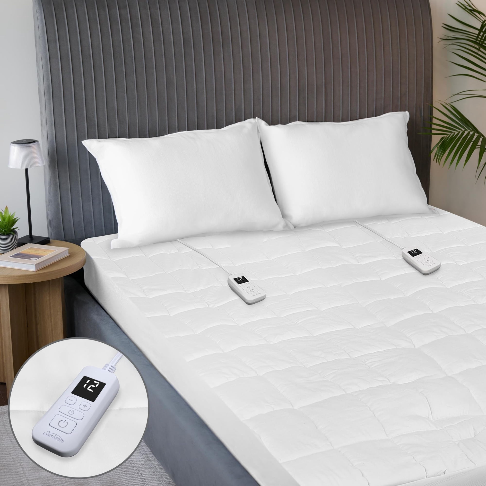Colchón Eléctrico Con Calefacción Sunbeam Premium Acolchado 60x80
