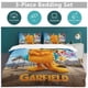 thumbnail image 5 of x347 Garfield Bed Duvet Cover Microfiber Bedding Sets 3D Printed Lightweight 3 Piece Comforter Sets, 1 Duvet Cover And 2 Pillow Shams for Kids Boys Girls 90"x90" jn347, 5 of 5