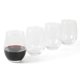 thumbnail image 1 of Vasos de vino sin pie Martha Stewart 532 ml pack de 4, 1 of 7