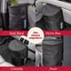 thumbnail image 2 of La lata de basura del coche a prueba de derrame - redonda - revestimiento extraíble a prueba de fugas y tapa Flip-Top - la lata de basura colgante y el organizador del maletero para - viajes, 2 of 3