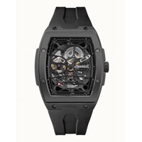 Reloj Ingersoll The Rim Polyurethane Strap Black Skeleton Dial Automatic I16201 Men'S Watch