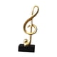 thumbnail image 5 of Centro De Mesa Con Escultura De Notas Musicales, Creativo Para Estantería, Escritorio, Chimenea, Estilo A, 5 of 5
