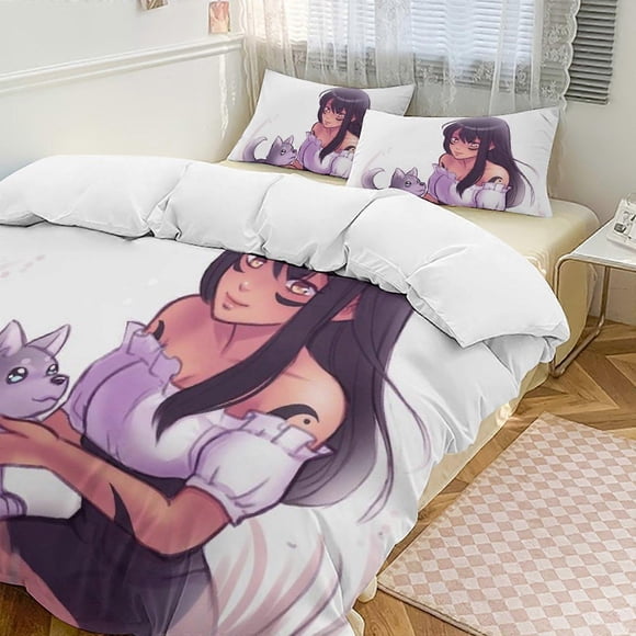 Aphmau Down Duvet Cover Lightweight3-piece Set