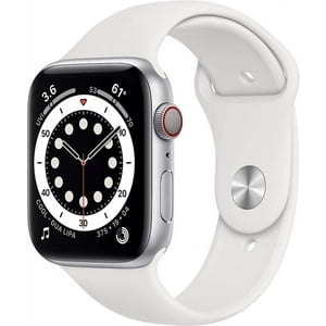 Apple Watch Series 6 40Mm Gps + Cellular Aluminum Silver + White Band 32Gb (Reacondicionado)