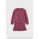 thumbnail image 1 of Conjunto de jersey, falda con volantes en el bajo. purpura 8 Años, 1 of 4