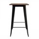 thumbnail image 1 of Mesa Tolix 50X50 Madera Negro, 1 of 2