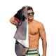 thumbnail image 5 of Capitán América Toalla de playa de secado rápido con diseño temático, regalo para mujeres y niñas, ideal para cumpleaños, fans, amantes de la música, uso en la playa o al aire libre, 78 × 150 cm, 5 of 6