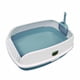 thumbnail image 2 of Caja De Arena Para Gatos Semiabierta, Inodoro Profundo Portátil Con Cuchara, Orinal Para Gatos, Azul, 2 of 5