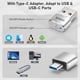thumbnail image 5 of Mover ratón USB con botón de interruptor, miniagitador automático de ratón con 2 modos de movimiento, sin controlador, Plug & Play, mantiene el ordenador/portátil despierto, adaptador USB-C, plateado, 5 of 7