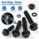 thumbnail image 3 of Tornillos DFDU M8 con Brida Hexagonal – Kit 250 piezas (16/20/25/30 mm), 3 of 7
