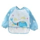 thumbnail image 3 of Delantal Art Smock Con Babero De Manga Impermeable De Bolsillo Para Bebés Para Niños Pequeños Ballenas, 3 of 3