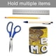 thumbnail image 5 of Big Mouth-theme Cylinder Pen Holder Pencil Organizer with Flannel Lining PVC Leather Material Cardboard Base for study work 10*8CM, 5 of 6