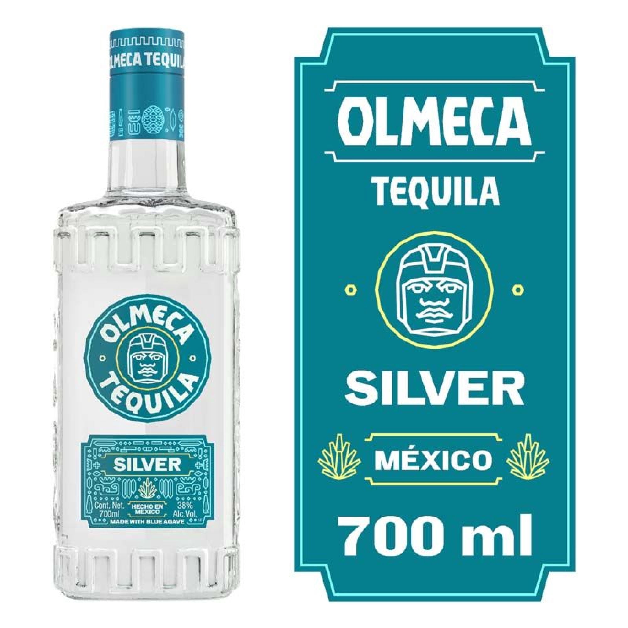 Tequila Blanco 38° Botella 700 ml Olmeca