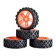 thumbnail image 5 of 4 Llantas De Goma RC Neumáticos 71 Mm Resistentes Al Desgaste Para HSP Crawler Accs Rojo, 5 of 5