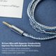 thumbnail image 3 of Cable IEM Linsoul Tripowin C-01 de 16 Hilos Híbrido Cobre‑Plata, 3 of 9