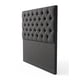 thumbnail image 2 of Respaldo 2 Plazas Capitone Gris Oscuro en Lino Premium, 2 of 4