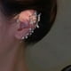 thumbnail image 3 of Gleaming Zircon Butterfly Ear Cuff Earrings - Stylish Jewelry for Women's Parties, 3 of 4