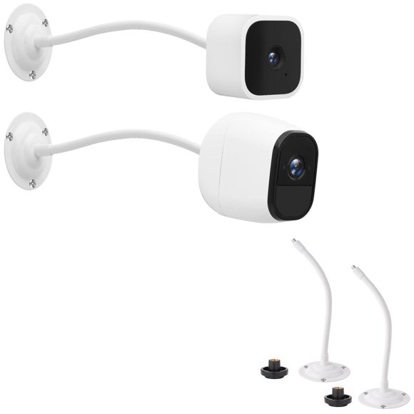 Soporte de pared flexible para cámara, paquete de 2 unidades, Mippko White