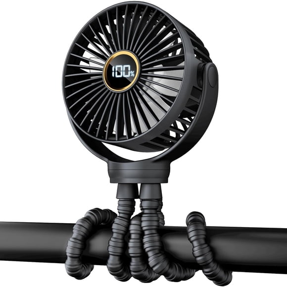 Ventilador portátil Buywoo M25 recargable 3 velocidades clip
