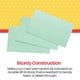 thumbnail image 5 of Index Card School Smart Blank, liso, 3 x 5 pulgadas, verde (paquete de 100), 5 of 9