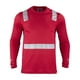 thumbnail image 2 of Polera Híbrida Reflectante Manga Larga UPF50+ Antibacterial Rojo, 2 of 8