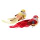 thumbnail image 5 of Decoración casera de los pájaros de la simulación de la espuma de la pluma de los pájaros artificiales 2pcs con el clip, 5 of 5