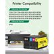 thumbnail image 2 of Cartuchos de tinta PikBey 952XL (paquete de 4) para HP 8710, 2 of 7