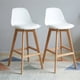 thumbnail image 1 of Pack 2 Taburetes Piso Bar Acolchado Altura 65cm Eames Tulip Blanco, 1 of 10