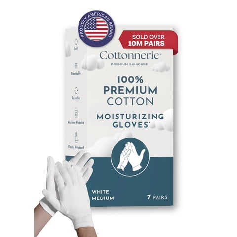 Guantes Hidratantes Gaxcoo Cottonnerie Para Manos Secas Medium