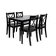 thumbnail image 4 of Juego De Comedor 4 Sillas Mesa Rectangular 117x73.7x76.2 Negro, 4 of 9