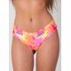 thumbnail image 1 of Bottom de Bikini Daikiri Mujer Calzón Pretina Ancha Sin Elasticos Patchwork Naranjo Flúor Protección UV50+, 1 of 3
