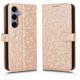 thumbnail image 1 of Funda Cartera Lunares Samsung Galaxy S26 con Tarjetero, Correa y Soporte Oro, 1 of 6