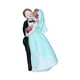 thumbnail image 4 of Adorno Para Tarta De Boda, Coleccionable, Romántico, Realista, Muñecos Para Tarta De Boda, Vestido Azul, 4 of 5