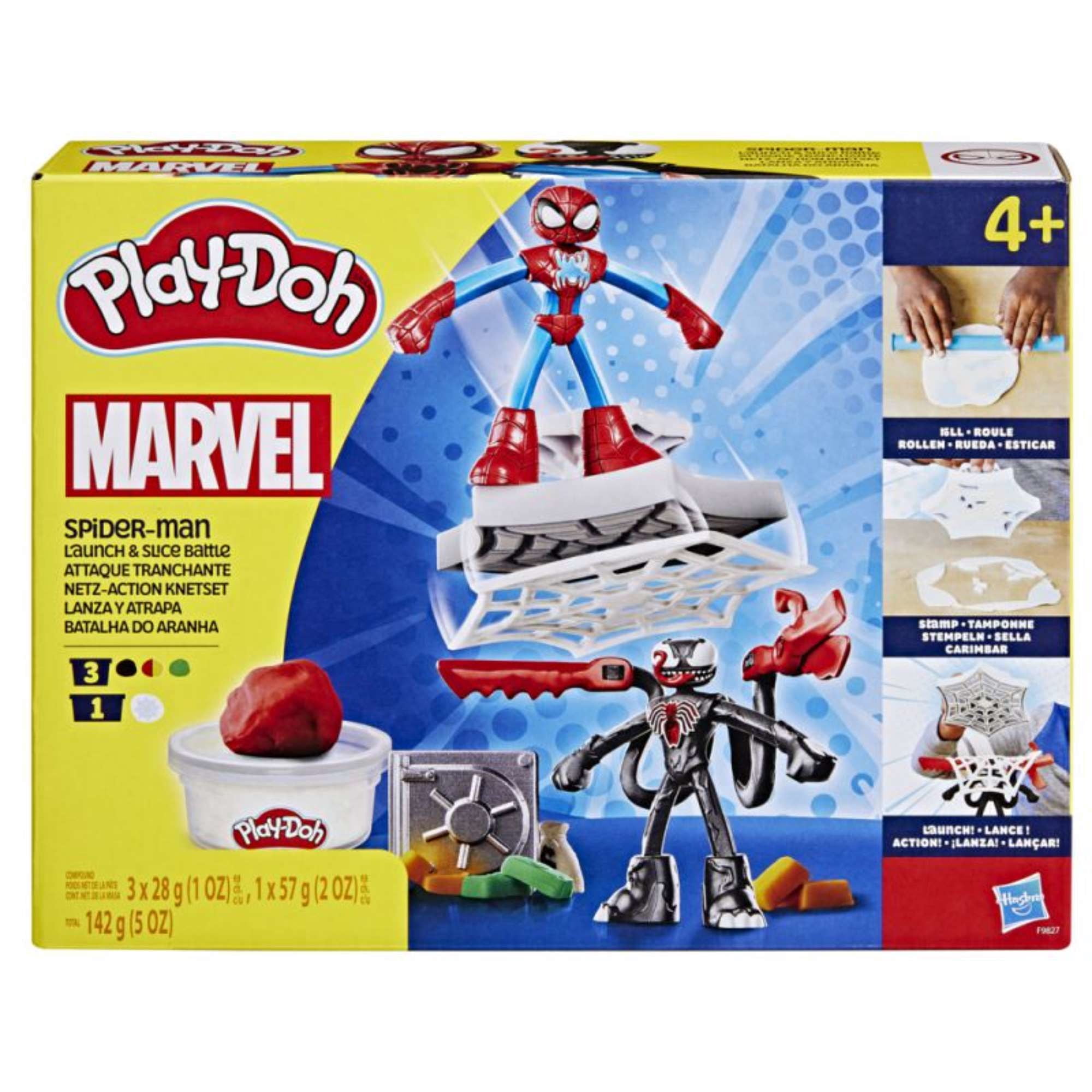 Play-doh - Masas Y Plastilinas Marvel Spider-man Lanza Y Atrapa.