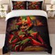 thumbnail image 1 of 3pcss Alastor Bar Scene Theme Print Bedding Set Soft Duvet Cover And Two Pillowcases, 1 of 5