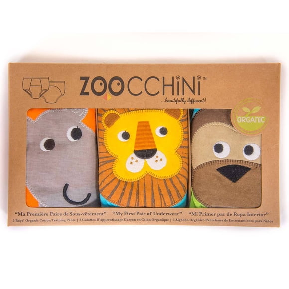 Pack 3 Calzones Entrenamiento Zoocchini SAFARI NIÑO (24-36M)